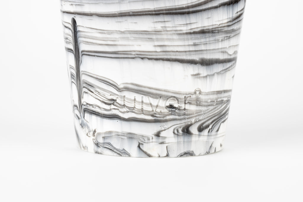 Conic S - Jarrón - Resina - Negro/Blanco/Gris