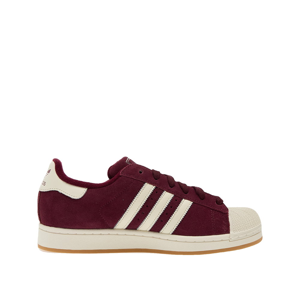 Adidas Superstar II - Women's Trainers Burgundy/White