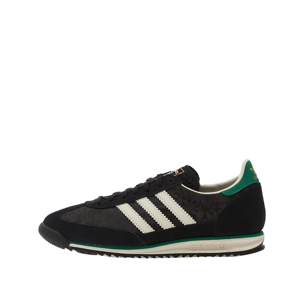 Adidas SL 72 OG - Baskets Femme Noir/Blanc/Vert