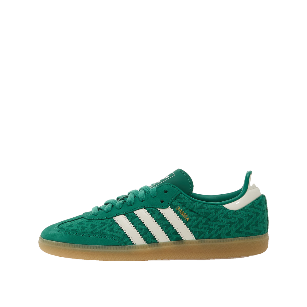 Adidas Samba OG - Women's Trainers Light Green/White/Metallic Gold