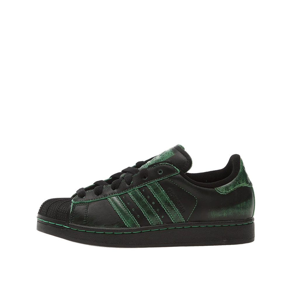 Adidas Superstar II W – Damen-Sneaker Schwarz/Grün