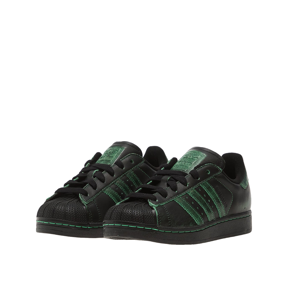 Adidas Superstar II W – Damen-Sneaker Schwarz/Grün