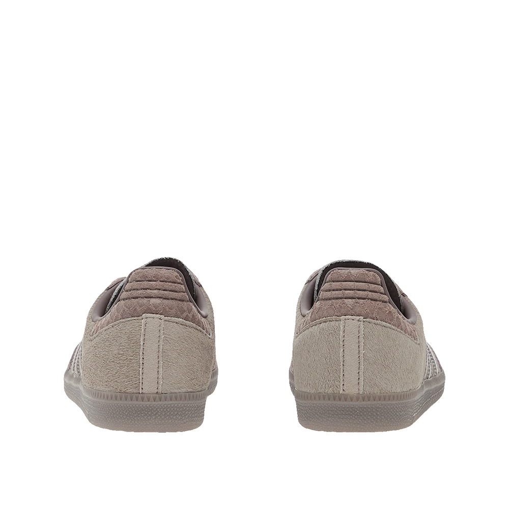 Adidas Samba OG – Damen-Sneaker Grau/Metallic-Gold