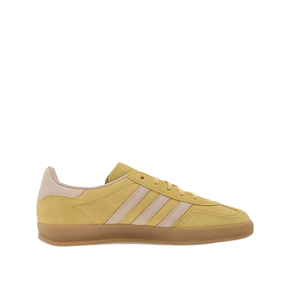 Adidas Gazelle Indoor - Sneakersy damskie Żółte