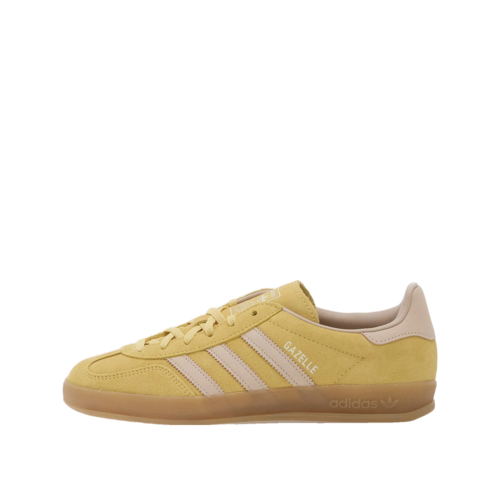 Adidas Gazelle Indoor - Sneakersy damskie Żółte