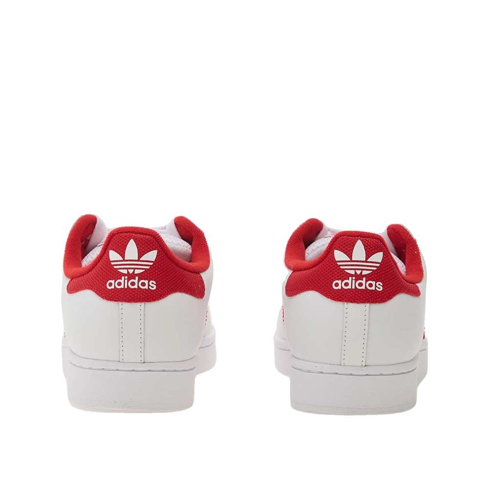 Adidas Superstar II - Herren-Sneaker Weiß/Better Scarlet/Gold Metallic