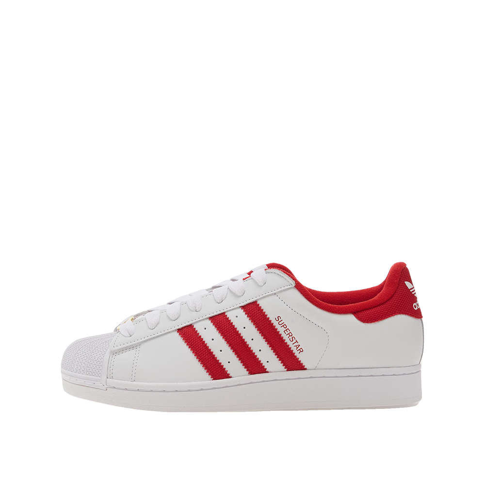 Adidas Superstar II - Herren-Sneaker Weiß/Better Scarlet/Gold Metallic