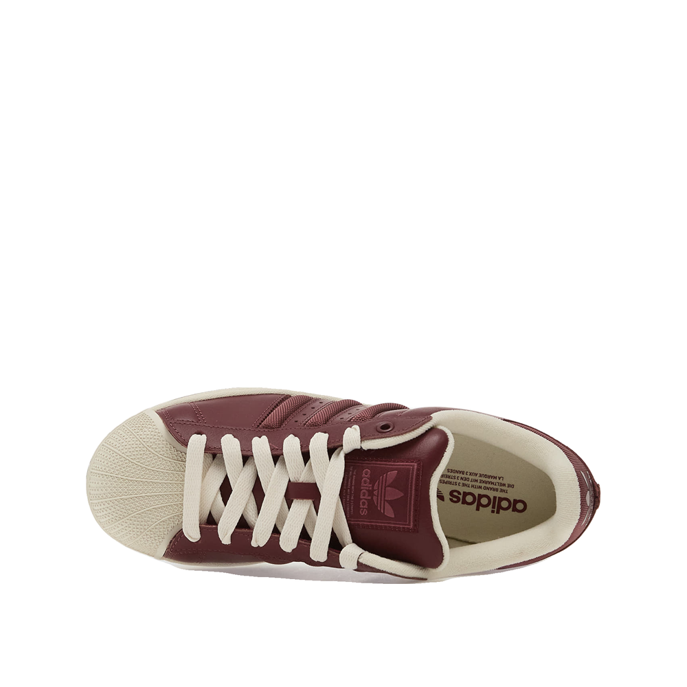 Adidas Superstar II - Baskets Homme Rouge ombre/Blanc cassé