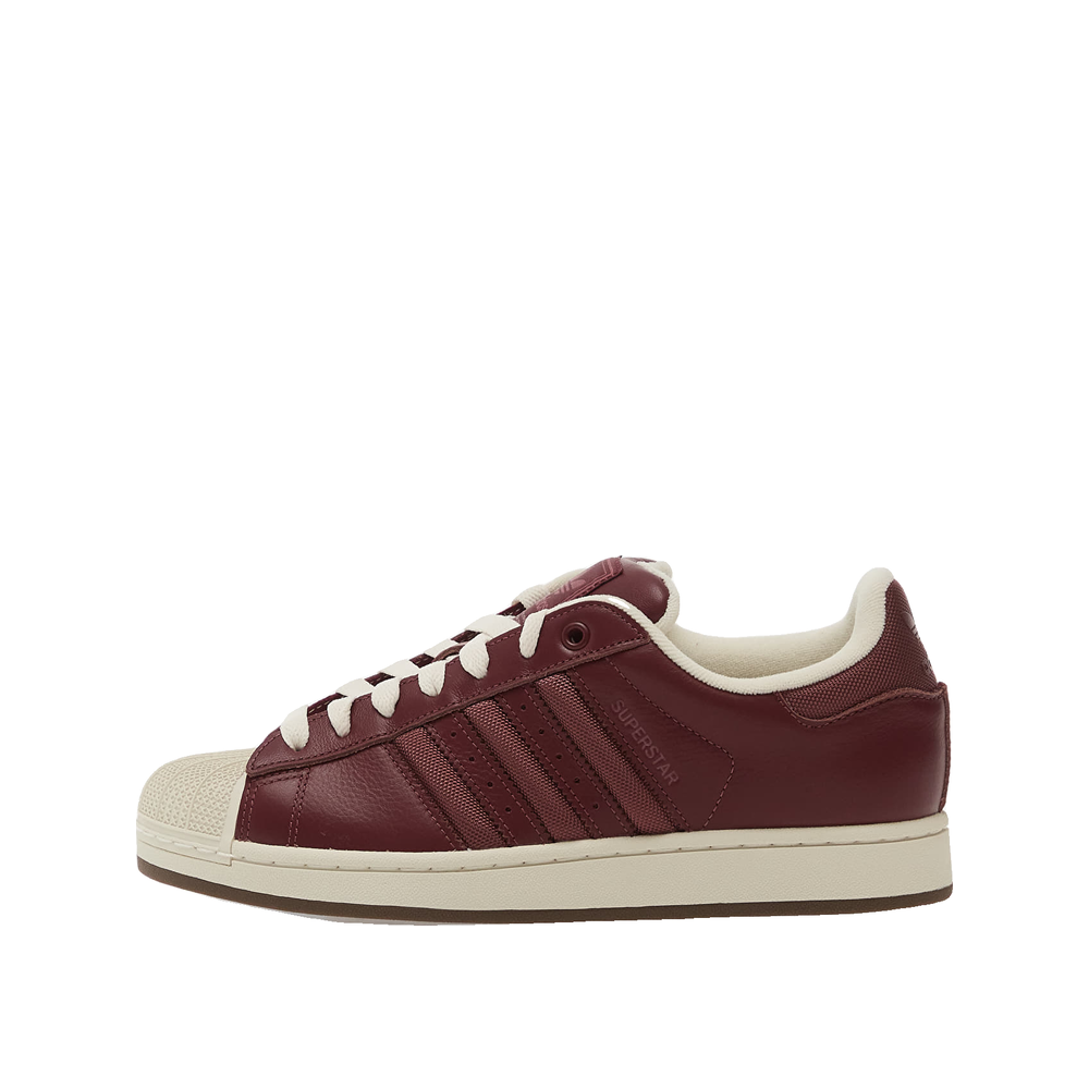 Adidas Superstar II - Baskets Homme Rouge ombre/Blanc cassé