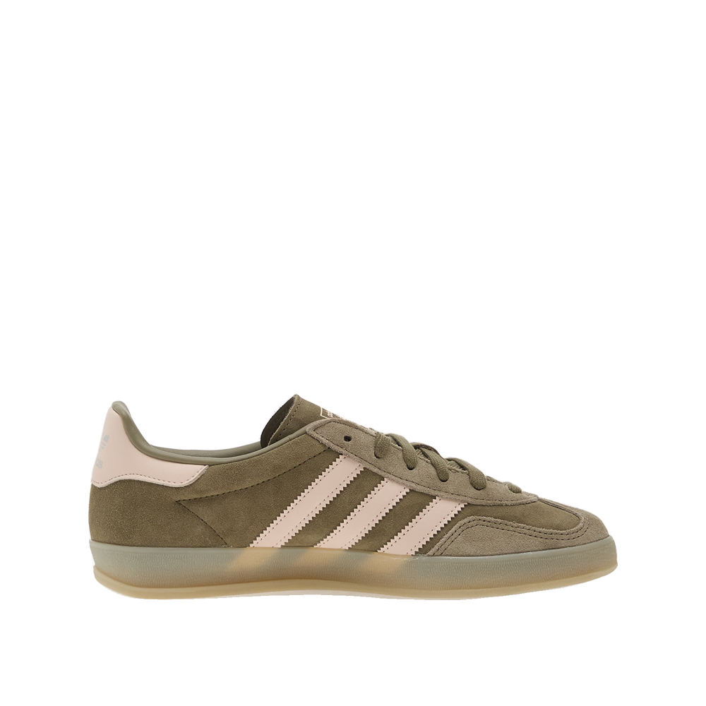Adidas Gazelle Indoor - Men's Trainers Olive Strata/Wonder Aqua/Clay