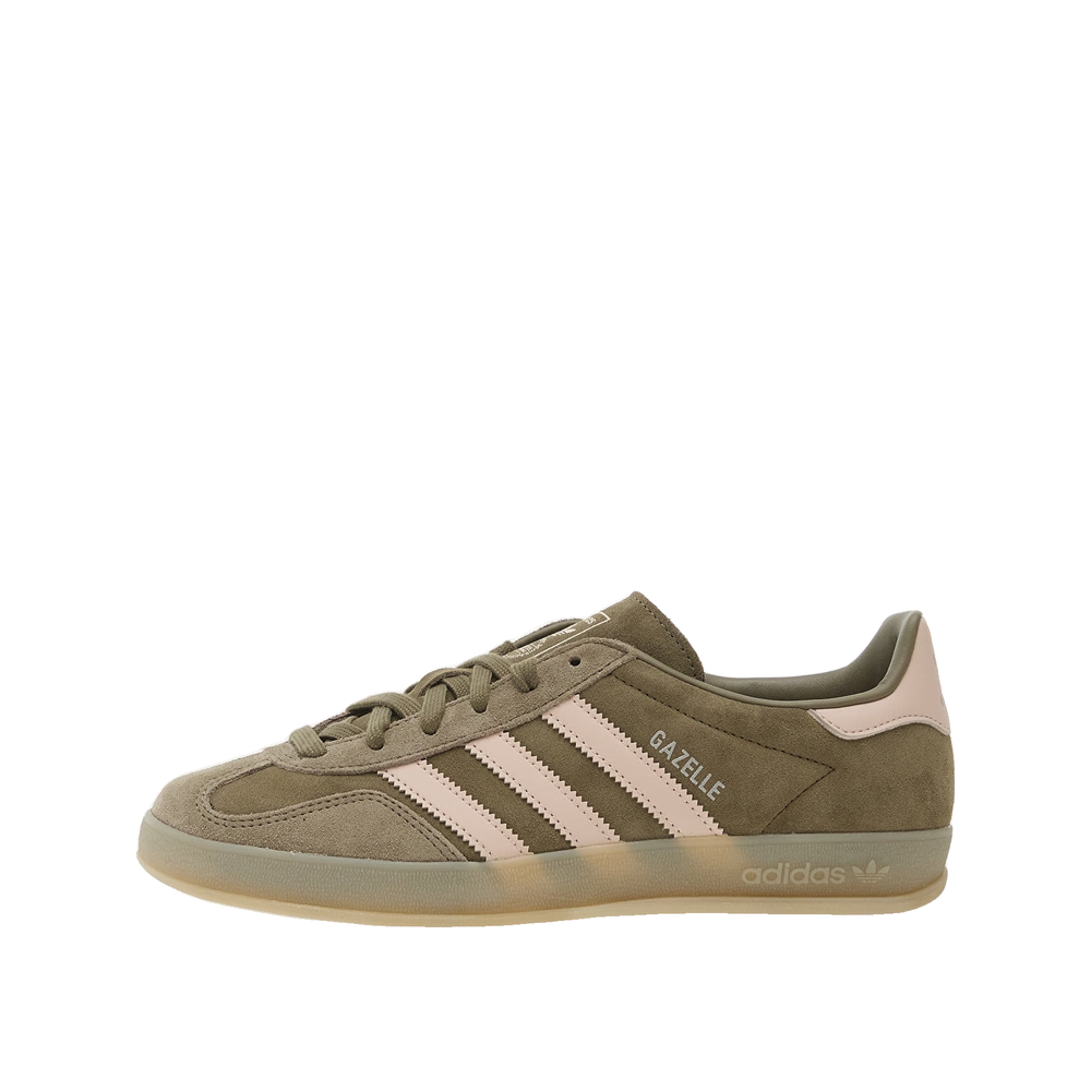 Adidas Gazelle Indoor - Men's Trainers Olive Strata/Wonder Aqua/Clay