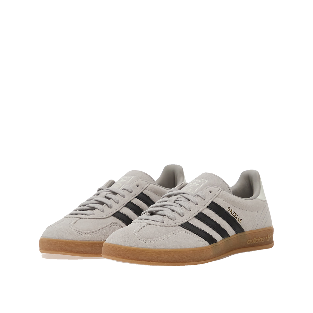 Adidas Gazelle Indoor - Sneakersy męskie szare/czarne