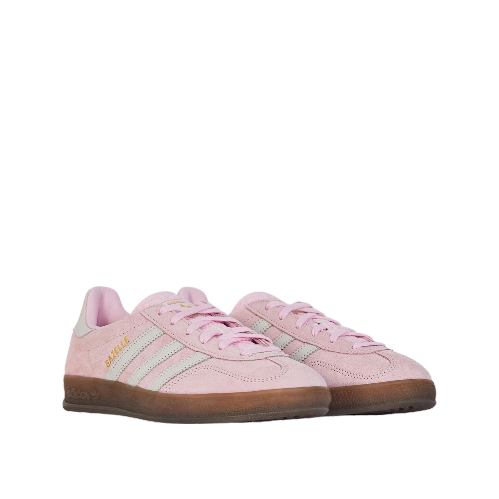 Adidas Gazelle Indoor - Sneaker Donna Rosa/Bianco