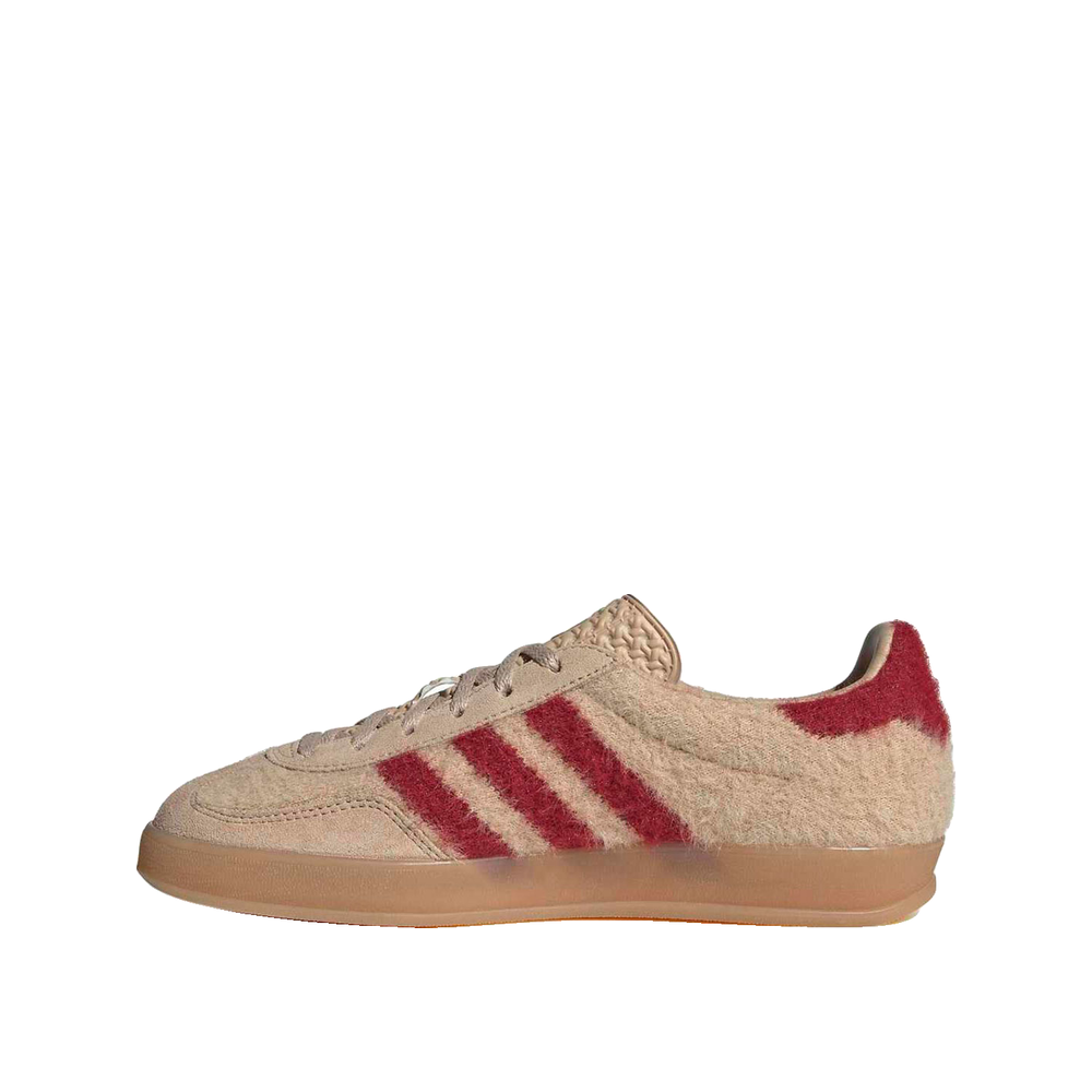Adidas Gazelle Indoor - Sneaker Donna Beige/Rosso
