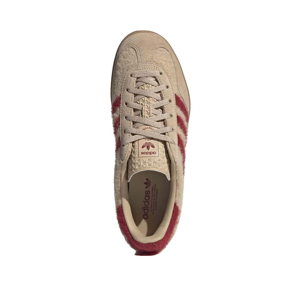 Adidas Gazelle Indoor - Sneaker Donna Beige/Rosso