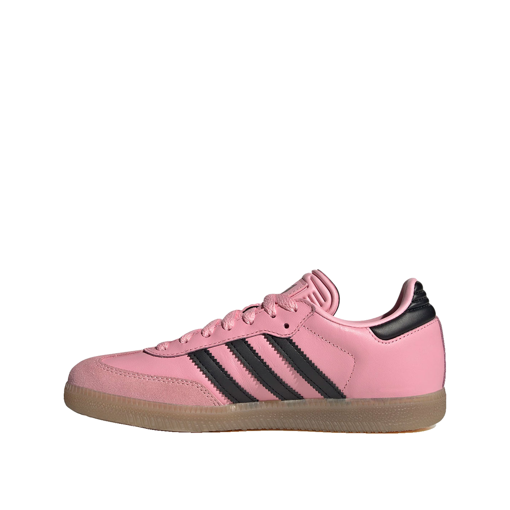 Adidas Samba Messi - Buty piłkarskie dziecięce jasnoróżowo-czarne