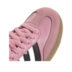 Adidas Samba Messi - Buty piłkarskie dziecięce jasnoróżowo-czarne