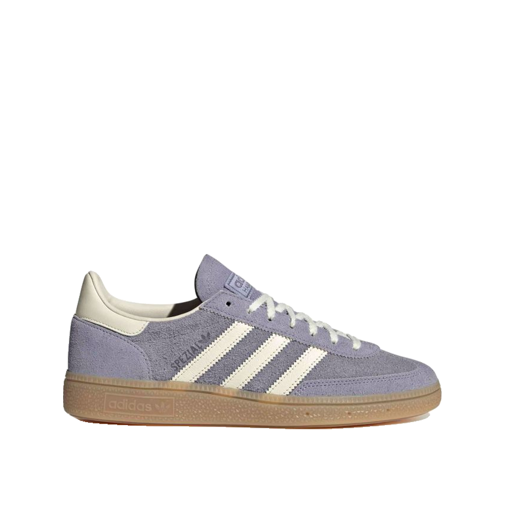 Adidas Handball Spezial - Baskets Femme Argent Violet/Crème