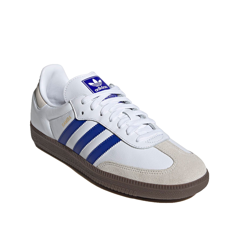 Adidas Samba OG – Herren-Sneaker Weiß/Blau