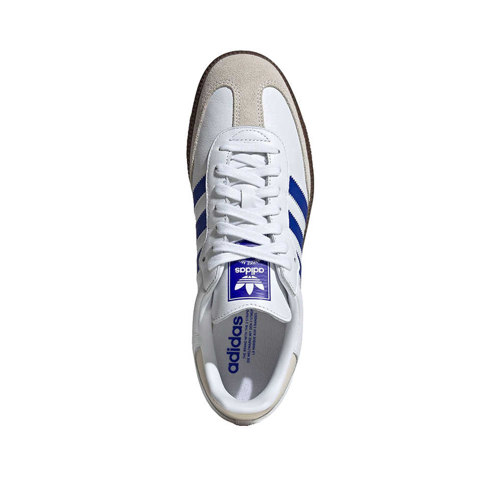 Adidas Samba OG – Herren-Sneaker Weiß/Blau