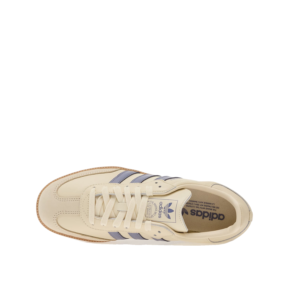 Adidas Samba OG - Baskets Femme Crew White/Silver Violet