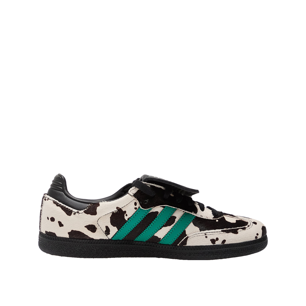 Adidas Samba LT Cow Print - Women's Trainers Black/White/Green
