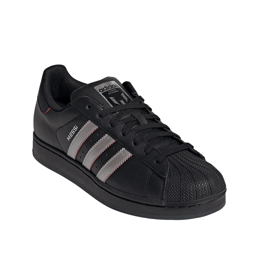 Adidas Superstar Messi – Buty unisex Czarne/Srebrne/Czerwone