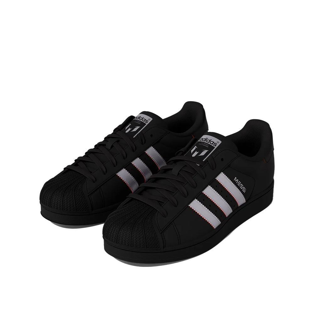 Adidas Superstar Messi – Buty unisex Czarne/Srebrne/Czerwone