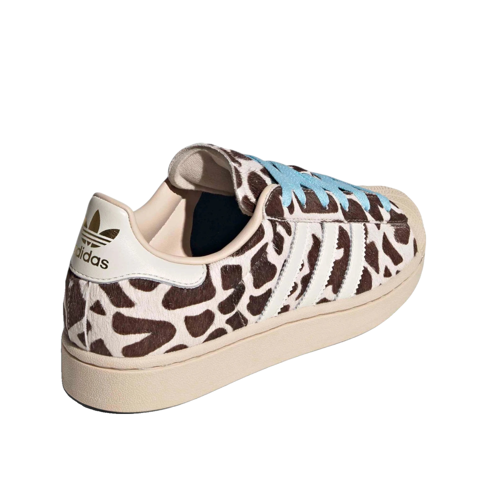 Adidas Superstar II - Damen-Sneaker Braun/Weiß