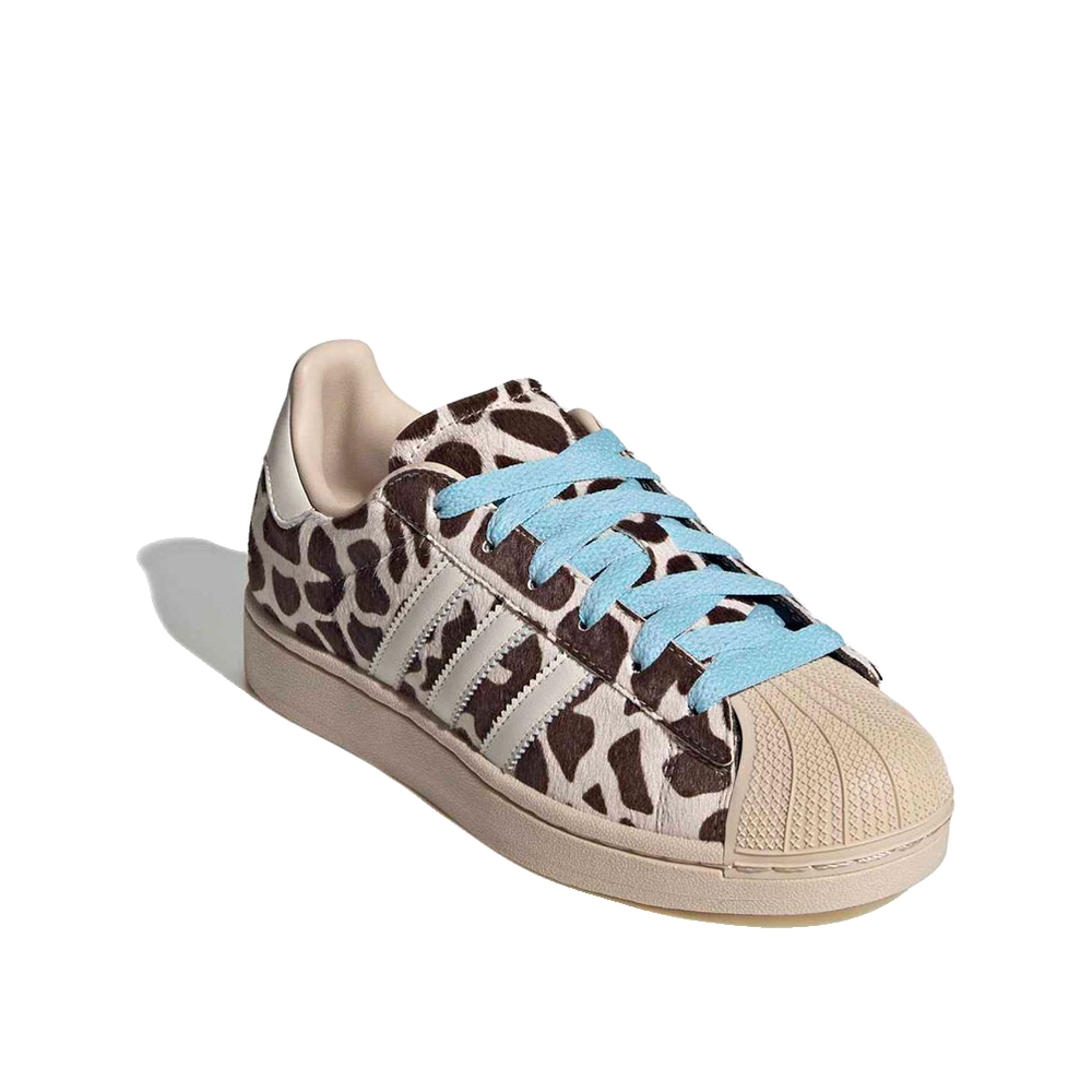 Adidas Superstar II - Damen-Sneaker Braun/Weiß