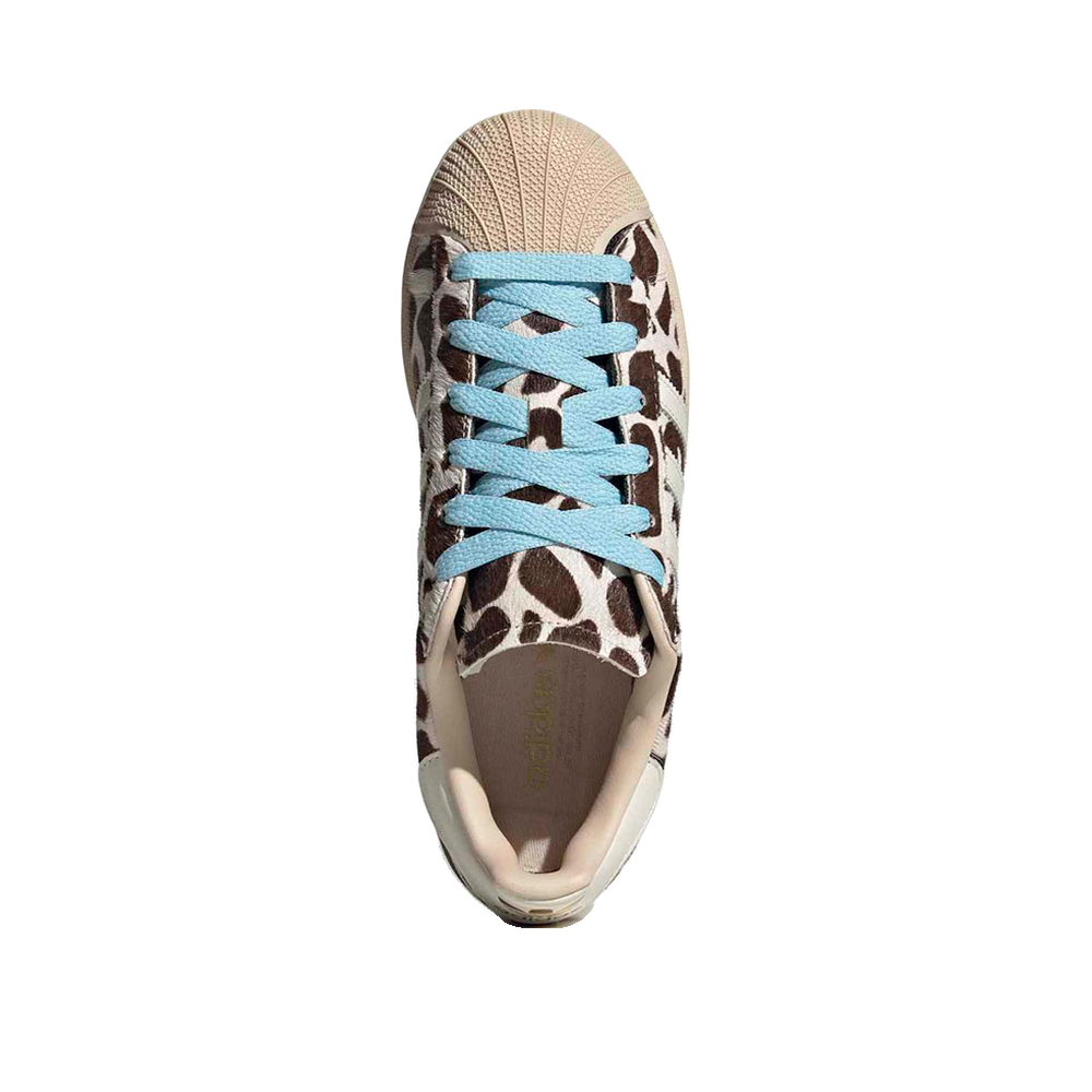 Adidas Superstar II - Damen-Sneaker Braun/Weiß