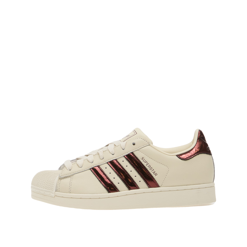 Adidas Superstar II – Sneakers Dam Off White/Maroon/Gold Met.