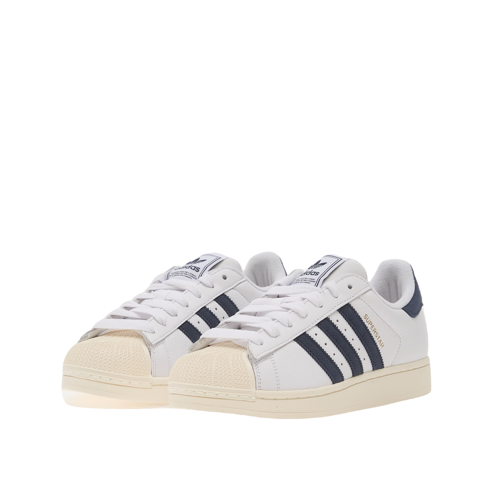 Adidas Superstar II - Sneakers Herr Vit/Marinblå