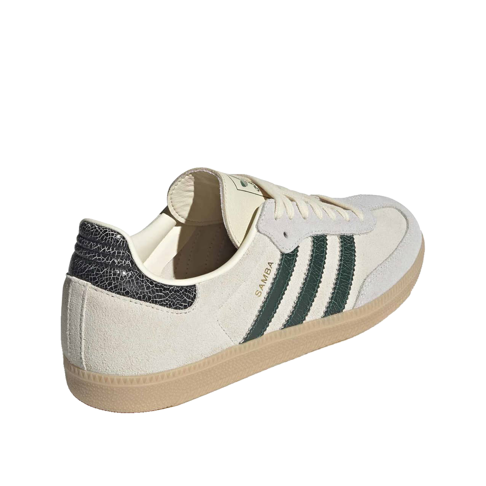 Adidas Samba OG - Baskets Mixte Beige/Vert