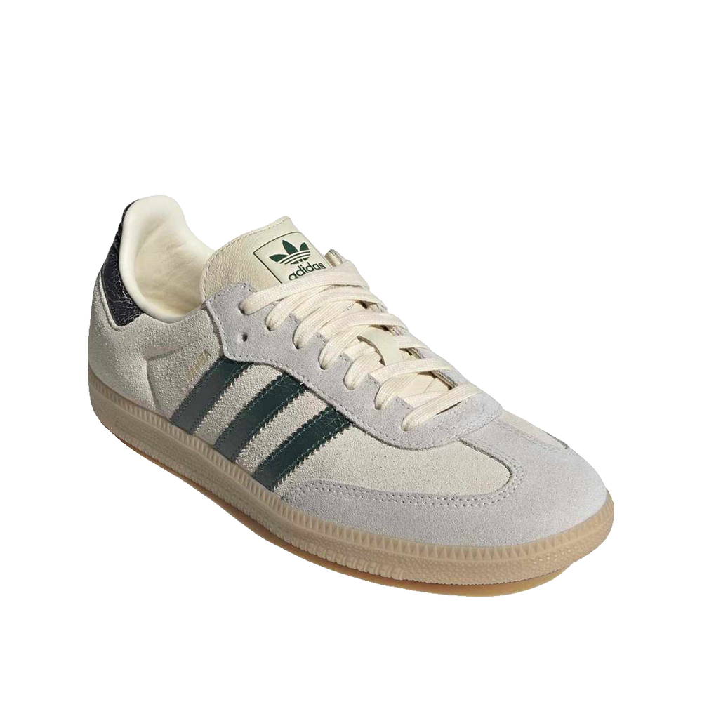 Adidas Samba OG - Baskets Mixte Beige/Vert