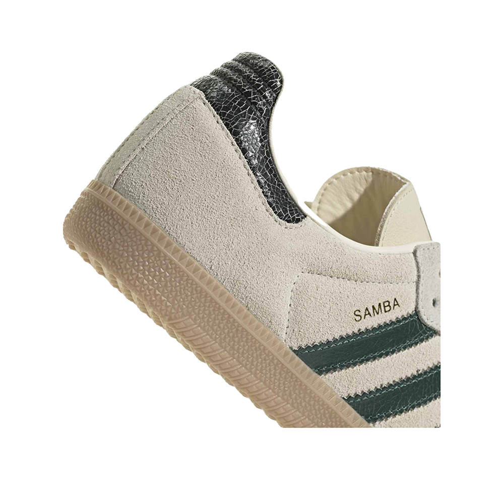 Adidas Samba OG - Baskets Mixte Beige/Vert