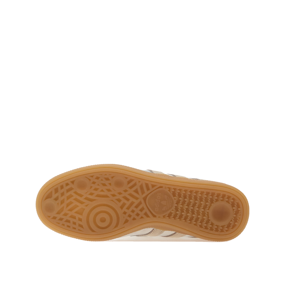 Adidas Handball Spezial - Baskets Femme Argent/Blanc cassé/Marron