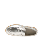 Adidas Handball Spezial - Baskets Femme Argent/Blanc cassé/Marron