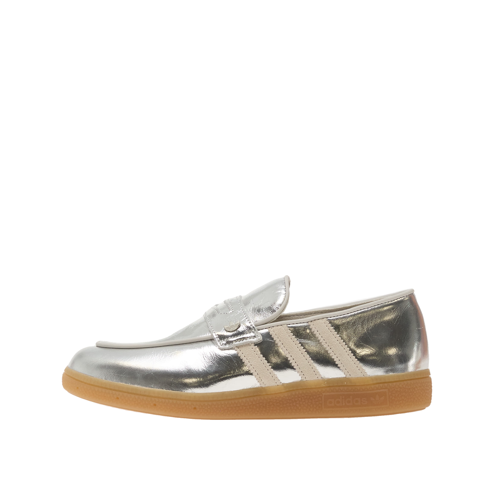 Adidas Handball Spezial - Baskets Femme Argent/Blanc cassé/Marron