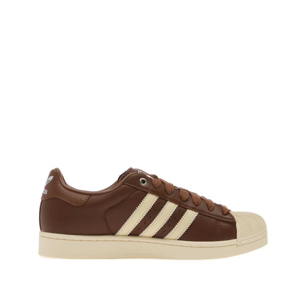 Adidas Superstar II - Sneakers til herrer Brun/Råhvid/Metallisk sølv