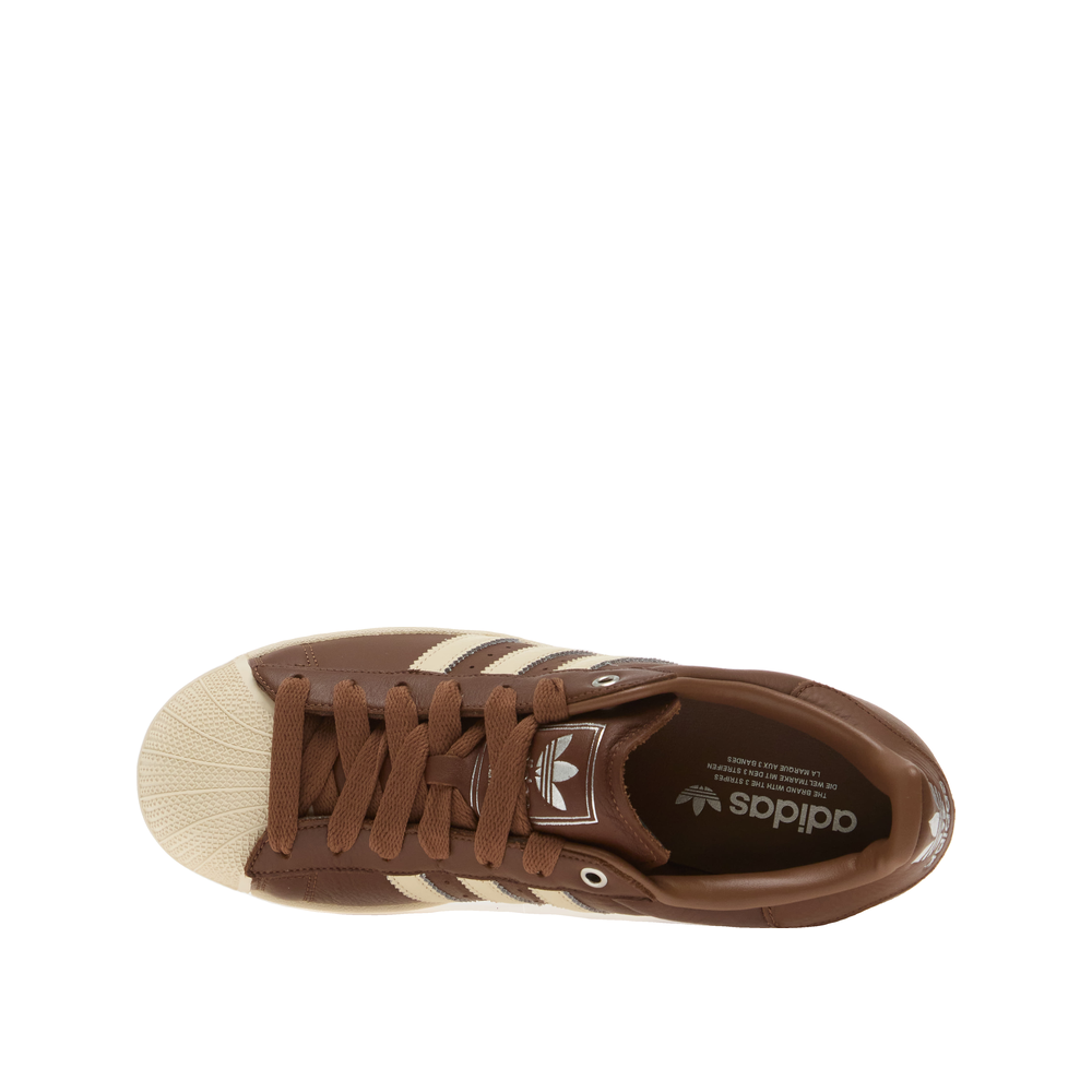 Adidas Superstar II - Sneakers til herrer Brun/Råhvid/Metallisk sølv