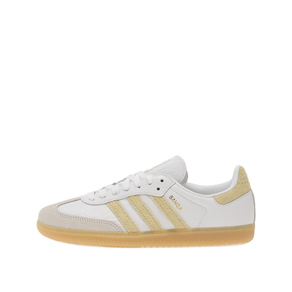 Adidas Samba OG - Zapatillas Mujer Blanco/Amarillo