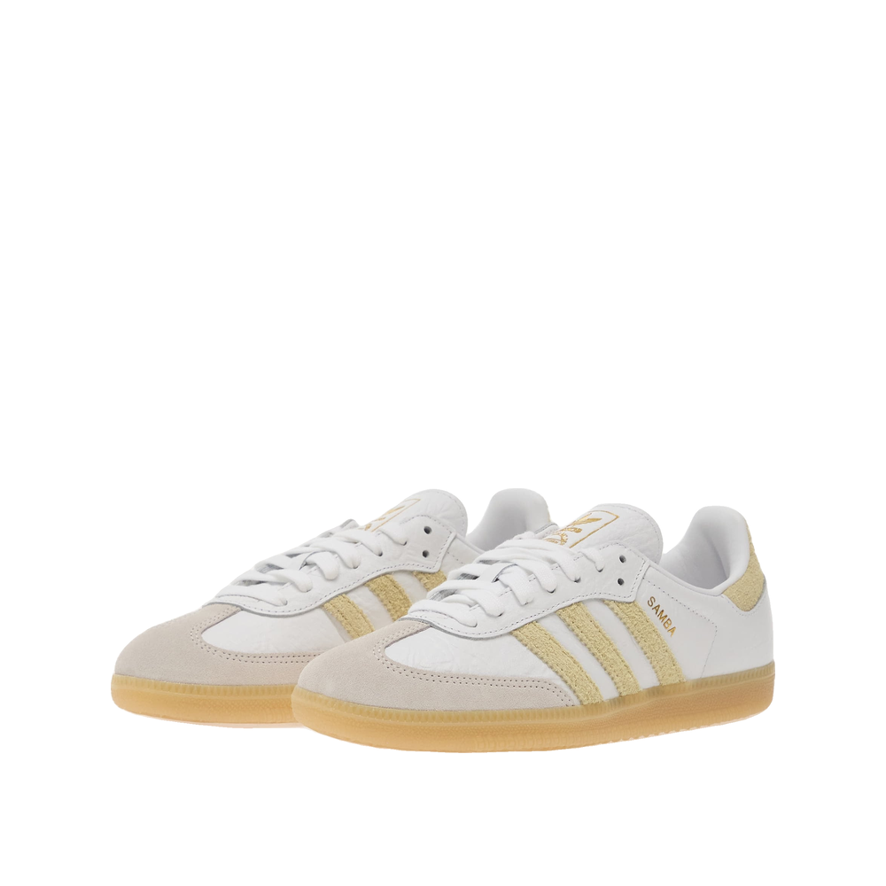 Adidas Samba OG - Zapatillas Mujer Blanco/Amarillo
