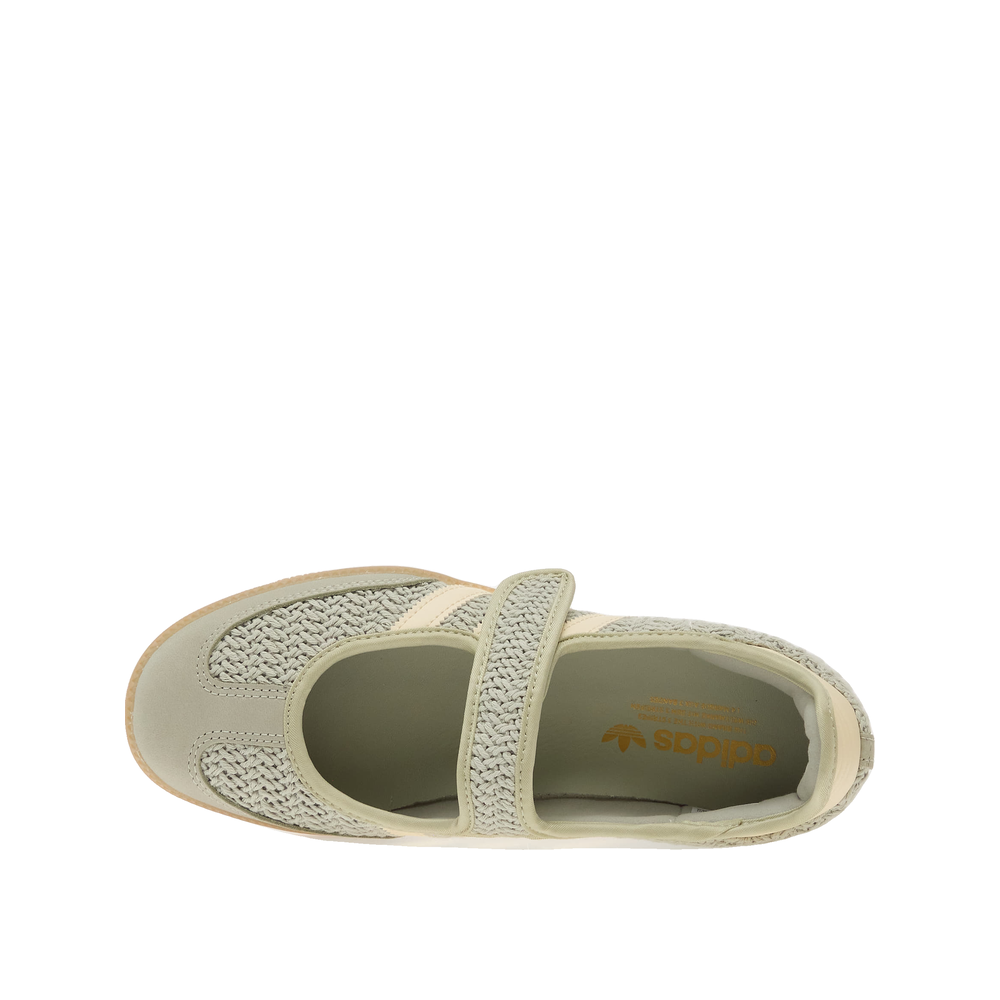 Adidas Samba - Baskets Femme Halo Green/Warm Vanilla/Gold