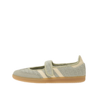Adidas Samba - Baskets Femme Halo Green/Warm Vanilla/Gold