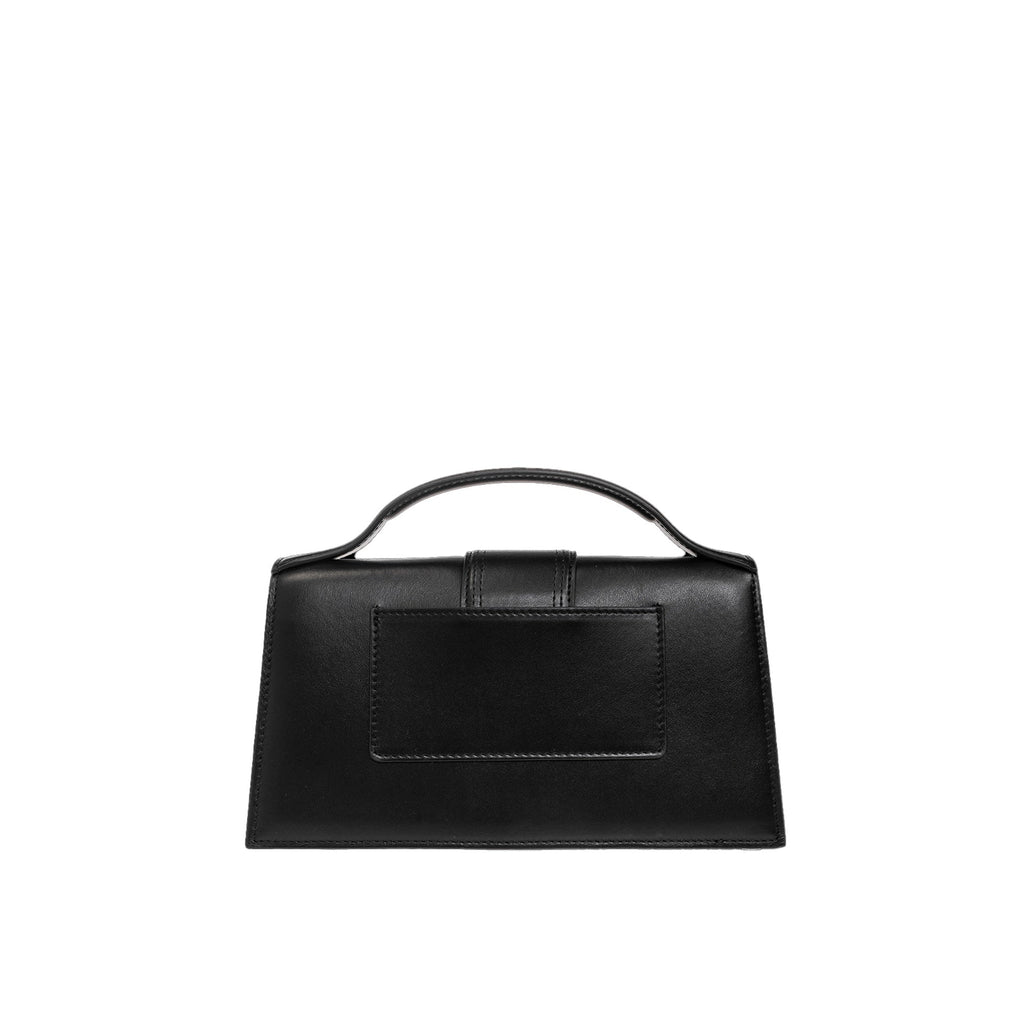 Jacquemus - Sac Le Grand Bambino - Silver Logo - Femme - Black