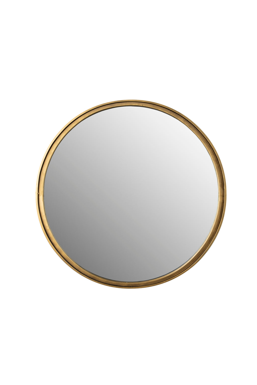 Matz Rond - Miroir - Fer - Laiton Ancien/Bronze