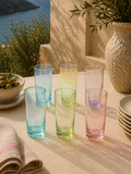 Rainbow - Set De 6 Verres À Boisson - Verre - Multicolore