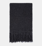 The Kooples - Wool and Alpaca Scarf - Anthracite - Women
