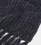 The Kooples - Wool and Alpaca Scarf - Anthracite - Women